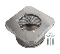 304 Stainless Steel Emitter Screen and Base for 4-Sided Pyramid Patio Heater Replacement, Outdoor Propane Garden Heater Burning Mesh, For Durable Combustion Net(10cm)