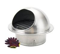 304 Stainless Steel Exhaust Cover, Weatherproof Louvered Grille