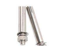 304 Stainless Steel Expansion Bolt M12×70mm-M12×200mm | Hex Sleeve Anchor for Concrete and Masonry | 2 Pcs(M12x90mm)