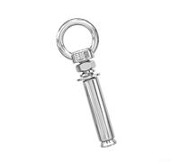 304 Stainless Steel Expansion Bolts with Rings, Professional Wall Anchors and Eye Screws, Smooth Polished Rust Proof Design, 6mm 8mm 10mm Metric Thread, Assorted Lengths 50-150mm for Home(M10x80)
