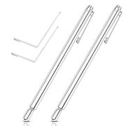 304 Stainless Steel Extendable Dowsing Rods Kit - 2 PCS Professional Divining Rods, Adjustable Dowsing Divining Rods Tool for Ghost Hunting, Water Finding, Treasure Detection & Spiritual Dowsing