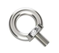 304 Stainless Steel Eye Bolt, Male Thread Eye Bolts M22 x 36mm Ring 37x68x16mm 304 Stainless Steel 1/2/3 Pcs For Lifting(1pcs)