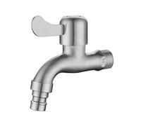 304 Stainless Steel Faucet Washing Machine With Inlet And Two Outlets Household Three Way Dual Use Water Angle Valve(Washing Machine Fauc)