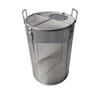 304 Stainless Steel Filter Mesh - Water Pump Protector Screen, Anti-Clog Filter Basket Cage for Submersible Well and Sump Pumps