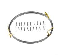 304 Stainless Steel Fishing Leader Wire 7x7 Strand for Saltwater Use Combines Structural Integrity with Responsive Characteristics (20 pounds)