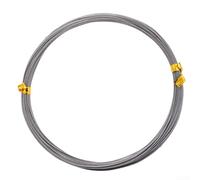 304 Stainless Steel Fishing Leader Wire 7x7 Strand for Saltwater Use Combines Structural Integrity with Responsive Characteristics (15 pounds)