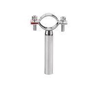 304 Stainless Steel Fixture Pipe Bracket Welding Water Pipe Fixed Pipe Clamp Circular Pipe Clamp PVC Locking Clamp 19-108mm,60,65mm,L45mm
