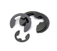 304 Stainless Steel Flat Washer, Carbon And Stainless Steel Washer Retaining Ring Clip Set M1.2-M16 800 Pcs Multicolor(Black Steel,100pcs M2)