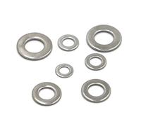 304 Stainless Steel Flat Washer GB97 M1.6 M2 .5 M3 M4 M5 M6 M8 M10 M12 M16 M18 M20 M22 M24(50pcs M2)