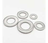 304 Stainless Steel Flat Washers GB97 A2 Plain Gasket for M1.6 to M24 Screws - 2/5/10/50pcs(5pcs M20)