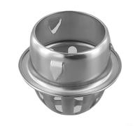 304 Stainless Steel Floor Drain with Anti-Clog Filter - Silent Design Roof Drain with Removable Strainer for Easy Cleaning and Installation(50mm)