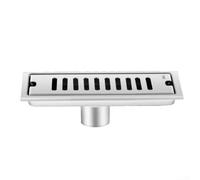 304 Stainless Steel Floor Drain with Internal Embedded Structure for Level Tile Installation and Enhanced Aesthetic Integration (20cm)