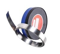 304 Stainless Steel Foil Roll, 0.06-0.1mm Thick X 12.7mm Wide X 5m Long, Precision Thin Plate Sheet For Gasket, 1 Pcs(Thickness:0.08mm)