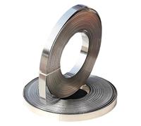 304 Stainless Steel Foil Roll, 0.6Mm Thick 5M Length Metal Sheet Strip for Industry Machinery Electronic Equipment(20mm)