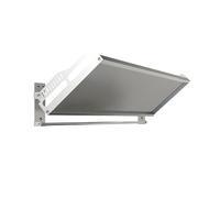 304 Stainless Steel Folding Wall Desk Easy Install & Clean Workbench Space-Saving Wall-Mounted Table for Food Truck Kitchen Garage Laundry Utility Room (50x35cm)