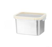 304 Stainless Steel Food Container 17cm Leak-Proof Reusable(1350ml)