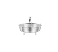 304 Stainless Steel For Steamer Insert Designed for Cooking Pots and Pressure Cookers, Allows For Steam to Penetrate Efficiently for For Steaming Vegetables, Eggs, and Fish (S)