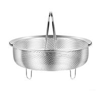 304 Stainless Steel For Steamer Insert Suitable for For Steam Baskets and Pressure Cookers, Designed for For Steaming Vegetables, Eggs, Fish, and Multi Purpose Kitchen Use (XL)