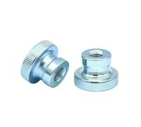 304 Stainless Steel/galvanized/nickel Plated High Head Rolling Nut With Through-hole Blind Hole Can Be Manually Screwed With Screw Cap M3-M12 For Quick Installation Without Tools(Gcs-M5(5c))