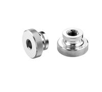 304 Stainless Steel/galvanized/nickel Plated High Head Rolling Nut With Through-hole Blind Hole Can Be Manually Screwed With Screw Cap M3-M12 For Quick Installation Without Tools(304SSBH-M5(5c))