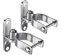 304 Stainless Steel Gate Hinges, Heavy Duty Non-Welding, 2 Pack Wall Mount Female for 5/8 Inch Pin Chain Link Barn Doors Sheds and Outdoor Applications with Screws Included, 2pcs(1-3/8 Inch)
