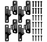 304 Stainless Steel Gate Hinges with Screws, 4 Pack Wall Mount Gate Hinge for Farm Gates, Heavy Duty Gate Hinges for Metal Gates Wooden Fences Outdoor with 5/8 Hinge Pin
