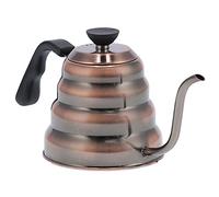 304 Stainless Steel Gooseneck Coffee Pot, Seamless Welded Anti - Rust Pour - Over Kettle with Precision Spout for Manual Coffee Brewing, Bronze Finish