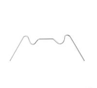 304 Stainless Steel Greenhouse Glass W Clips for Aluminium Frames, Rustproof Glazing Spares for Garden Structure Maintenance and Repair, 25 Pack(100PCS)