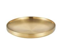 304 Stainless Steel Grilling Pan Korean Styles Barbecue Dish Even Heat Distribution Food Serving Platter for Home Outdoor Camping Cooking Tool