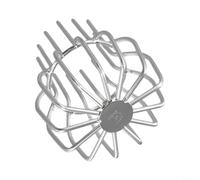304 Stainless Steel Gutter Guard Mesh Leaf Protector for Roof Drain Downspout Cover 50mm to 200mm Sizes Silver Finish UK(75mm)