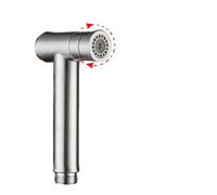 304 Stainless Steel Handheld Bidet Spray Shower Toilet Shattaf Sprayer Douche Faucet Brushed Nickel