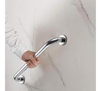 304 Stainless Steel Handrail Stair Railing Hand Rail for Stairs Banister Rails Support Handle, Non Slip Round Tube Bathroom Safety Arms Grab Bar for Shower(50cm/20in)