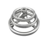 304 Stainless Steel Handwheel for Machine, Industrial Style Custom Steering Wheel for Car Truck Modification(A Wheel and M8)