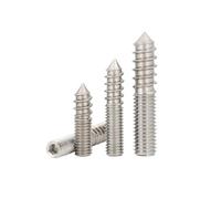 304 Stainless Steel Headless Hexagonal Socket Double Head Pointed Tail Self-Tapping Screw M4M5M6M8M10(2pcs M6X70)