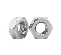 304 Stainless Steel Hex Hexagon Nut 5/10/ 20/ 50pcs M1 M1.2 M1.4 M1.6 M2 M2.5 M3 M3.5 M4 M5 M6 M8(M8 x5pcs)