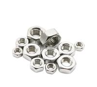 304 Stainless Steel Hex Hexagon Nut for M1 M1.2 M1.4 M1.6 M2 M2.5 M3 M4 M5 M6 M8 M10 M12 M16 M20 M24 Screw Bolt 1/50/100pcs(100pcs M1.2)