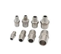 304 Stainless Steel Hex Nipple Union Male Thread Pipe Fitting Connector Adapter for Water Oil Air (1/8 to 1 Inch)(G1-G1)