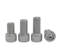 304 Stainless Steel Hex Socket Cap Head Screws Fine Thread UNF Sizes 0# 10# 1/4 5/16(UNF 0#-80 x 5/32)