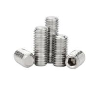 304 Stainless Steel Hex Socket Set Screws Grub Screw DIN916 M1.6 M2 M2.5 M3 M4 M5 M6 M8 M10 M12(6mm)
