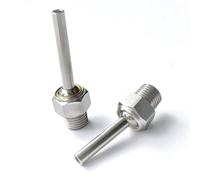304 Stainless Steel High-Pressure Cooling Nozzle | 10 pcs, 1/8-1/2 inch, 50-200 mm: CNC Machine Tools And Lathe Cooling(Straight pipe Aperture4.0mm,1/4"-length50mm)