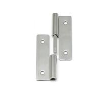 304 Stainless Steel Hinge 2-Inch Suitable Industrial Machinery Doors Detachable Up and Down 1Pcs(Left)