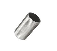 304 Stainless Steel Hollow Through Wire Outer Wire Full Wire Fully Threaded Pipe Wire Through Plate Joint Extended Full Thread Round Pipe Outer Wire Total Length 150MM(G1/2 Total Length 150MM)