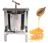 304 Stainless Steel Honey Press | Manual Honeycomb Extractor & Beeswax Press | Beekeeping Equipment for Home Beekeepers