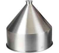 304 Stainless Steel Hopper - Liquid Paste Filling Machine Tank, 30-50L Heavy Duty Funnel Container | For Juice Milk Water Alcohol Cosmetics - Silver(30L)
