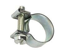 304 Stainless Steel Hose Clip 5pcs, for Home Improvement Mini Fuel Line Clamp Petrol Pipe Clamps(24-26mm)