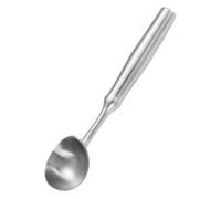 304 Stainless Steel Ice Cream Scoop Ergonomic Handle Non Stick Watermelon Scoop Self-Dispensing Ball Digging Spoon