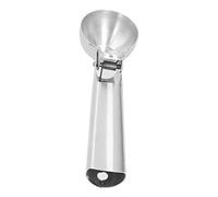 304 Stainless Steel Ice Cream Scoop Fruit Ball Scoop Kitchen Tool with Concealed Spring Plate Ergonomic Handle for Ice Cream Fruit Mashed Potatoes Dishwasher Safe