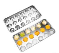 304 Stainless Steel Ice For Mold Quick Freeze Round Ball Maker Tray For Cocktails Whiskey Drinks Silver Kitchen Tool With Set