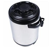 304 Stainless Steel Insulated Beverage Dispenser 8L Water Barrel Cans Bottles Can Milk Tea Juice Coffee Carafe Thermal Large Lever Action for Hot/Cold Milk Tea Coffee Home School Office