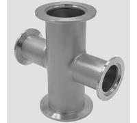 304 Stainless Steel KF-50 to KF-40 Reducer Cross Vacuum Fitting - ISO-KF Flange Adapter for High Vacuum Applications(KF-50 to KF-40)